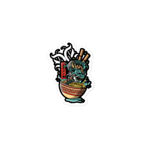 Ramen Dragon Sticker