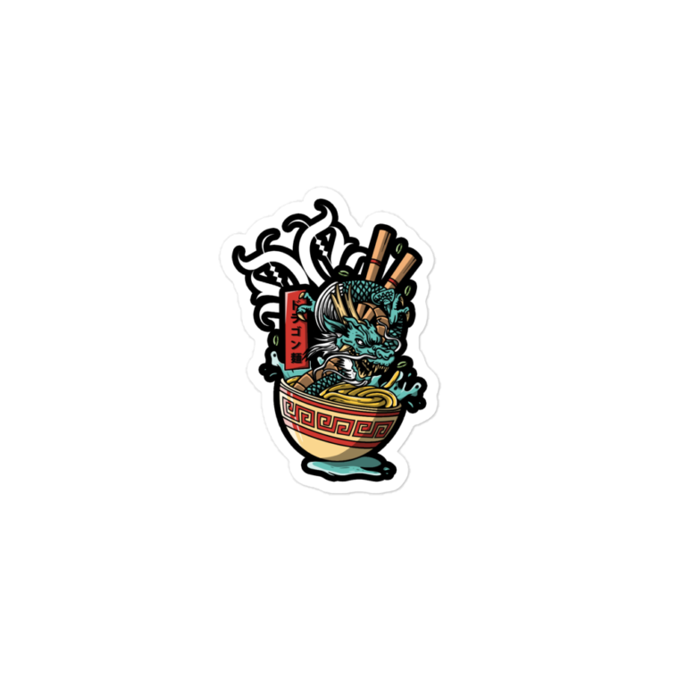 Ramen Dragon Sticker