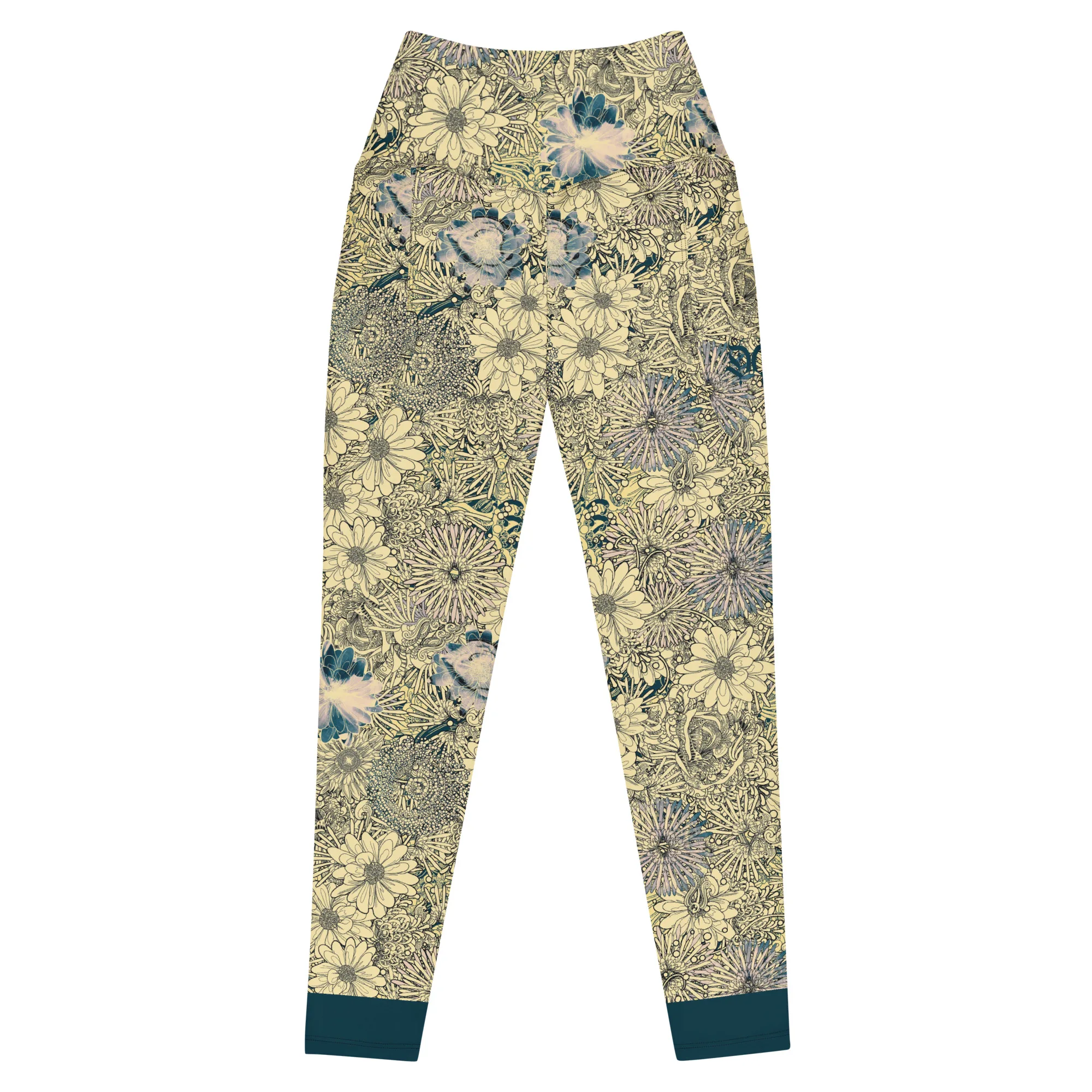 Floral Leggings with pockets - Image 3