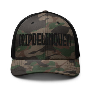 Camouflage Namesake trucker hat
