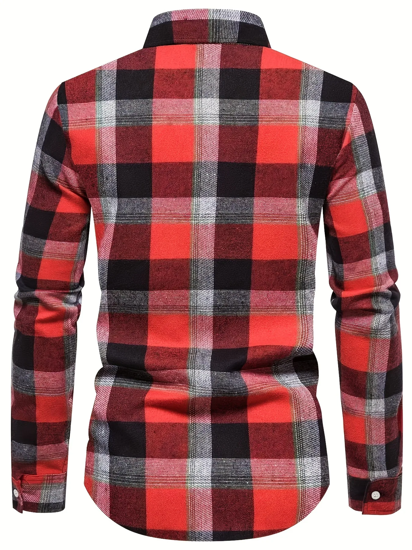 Lumberjack Luxe flannel long sleeve — embroidered Drip Delinquent logo at pocket