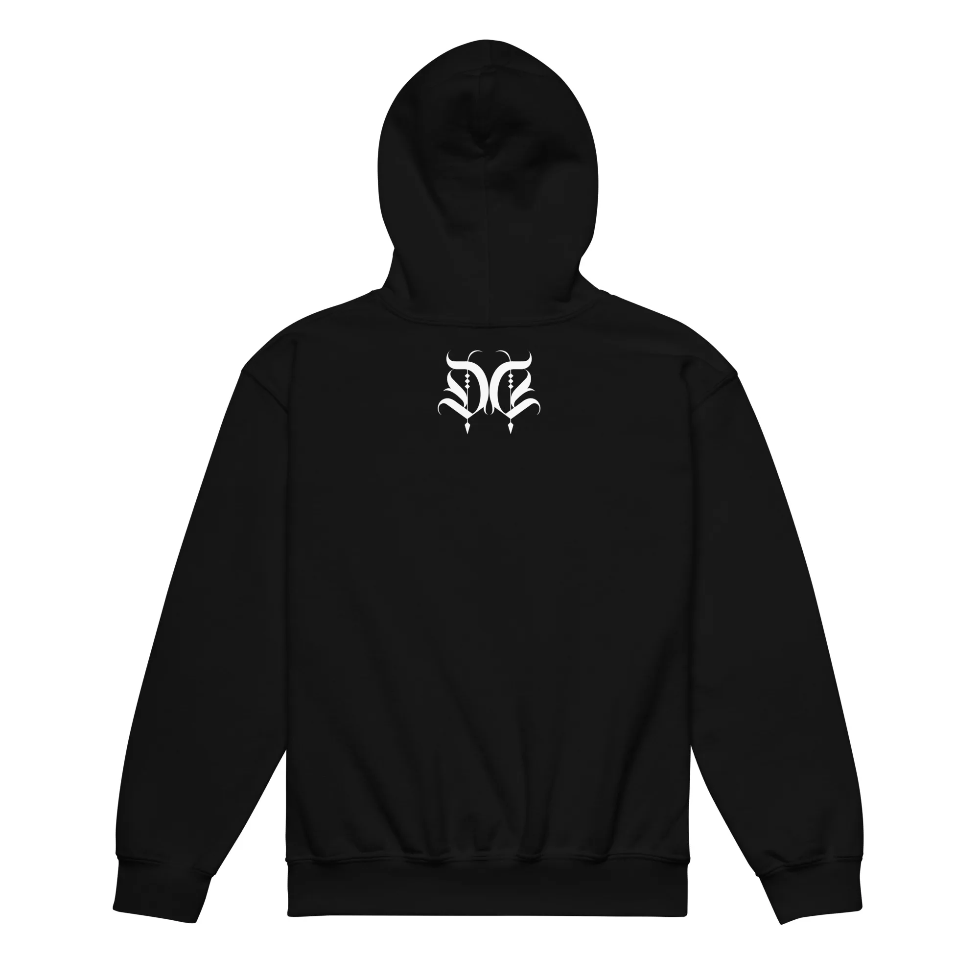 Youth hoodie mosaic logo — Drip Delinquent next generation streetwear